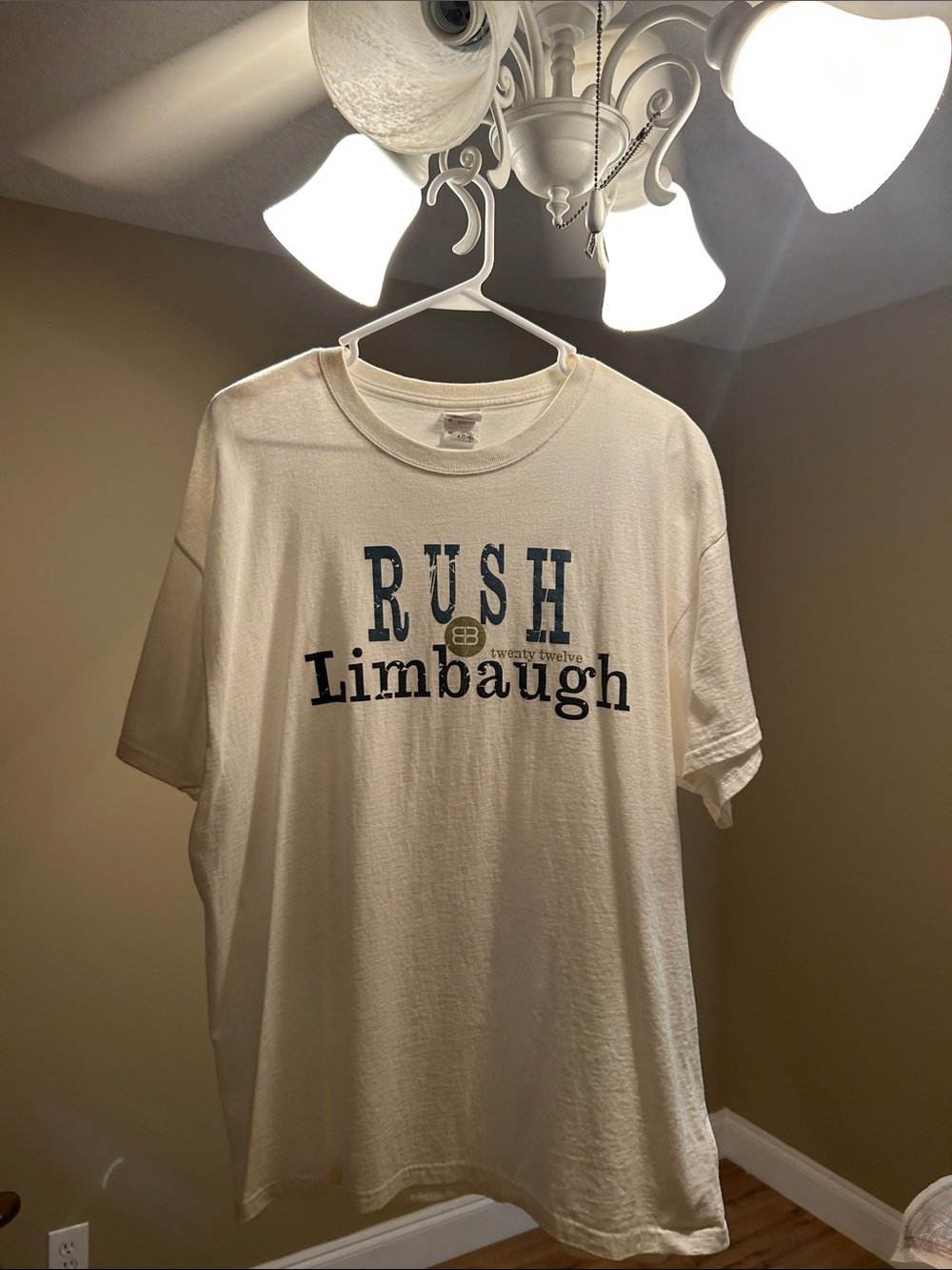 Pre Owned Rush Limbaugh 2012 White T-Shirt.
